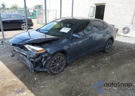 2016 Toyota Corolla S Plus z USA, uszkodzony, nr VIN 2T1BURHE0GC738365